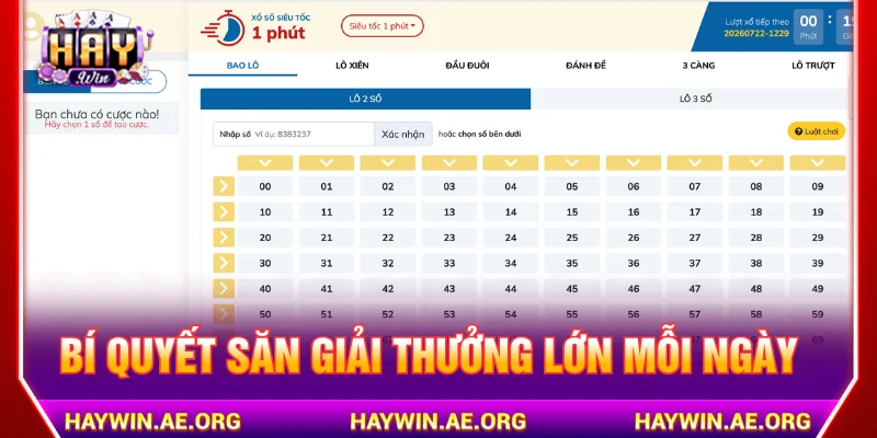 Kinh nghiệm chơi xổ số MAX 3D HAYWIN từ chuyên gia