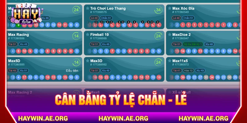 Mẹo chơi xổ số Lotto 5/35 HAYWIN là cân bằng tỷ lệ chẵn và lẻ
