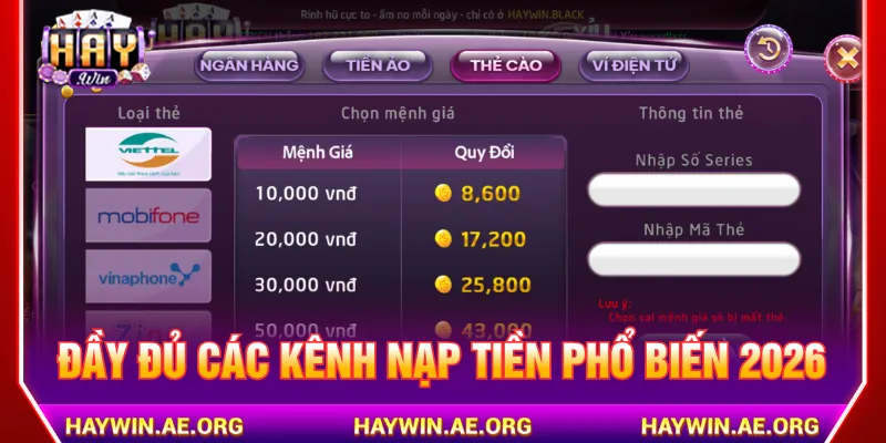 Mỗi kênh giao dịch có quy định hạn mức riêng cần nắm