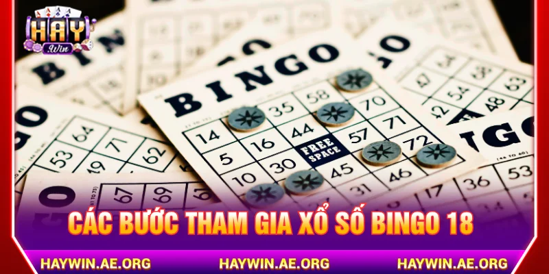 Quy trình đăng ký tham gia trải nghiệm xổ số Bingo 18 HAYWIN