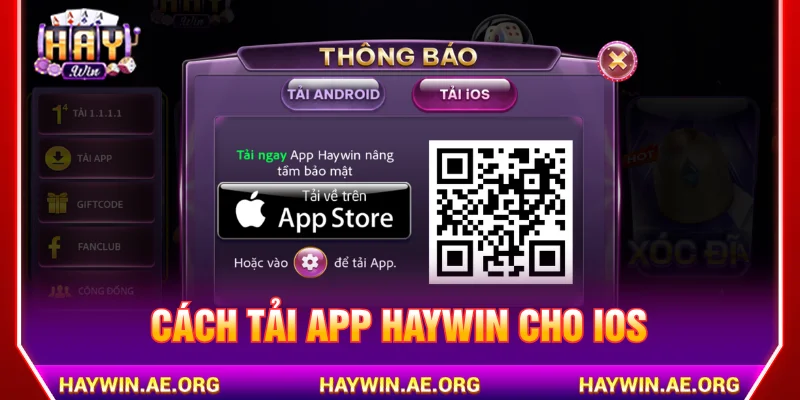 Tải app HAYWIN dành cho điện thoại iOS